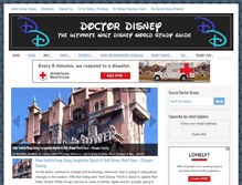 Tablet Screenshot of doctordisney.com